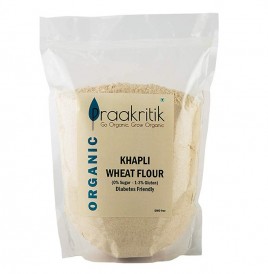 Praakritik Khapli Wheat Flour   Pack  1 kilogram